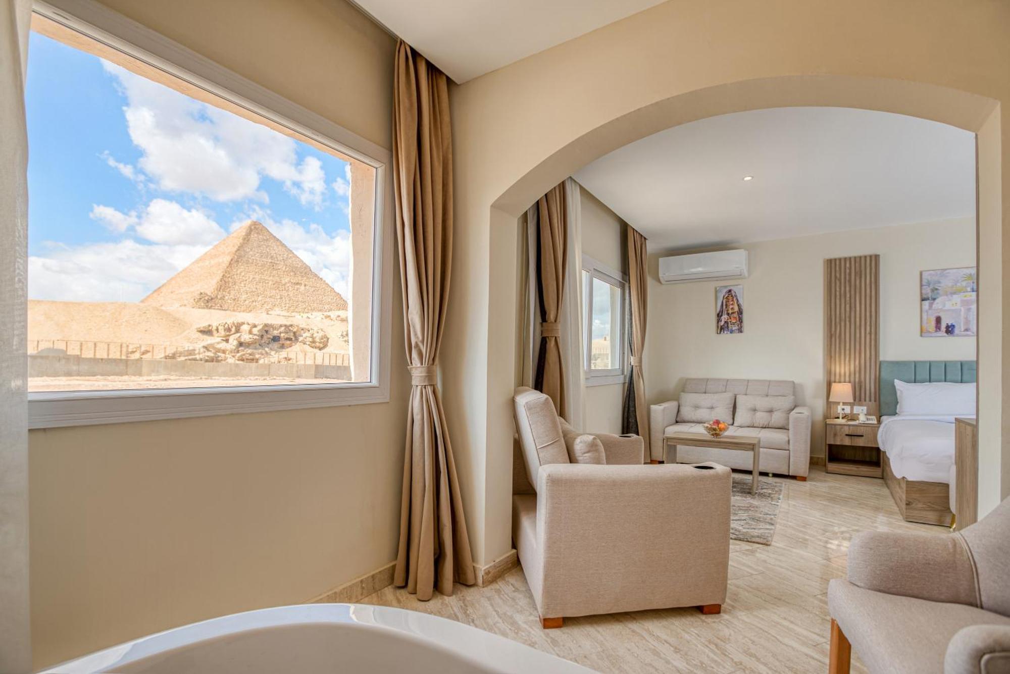 Hotel Soul Pyramids View Kafret el-Gabal Exterior foto